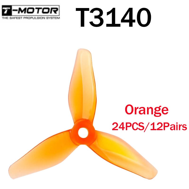 24 Stück/12 Paar T-Motor T3140 3140 3-Blatt-Propeller CW CCW Für RC Drone FPV Racing Brushless Motor