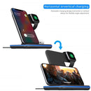 3 In 1 Qi Wireless Charger Stand for Apple Watch 8 7 Airpods Pro 15W Fast Charging Dock Station For iPhone 14 13 12 11 XS XR X 8