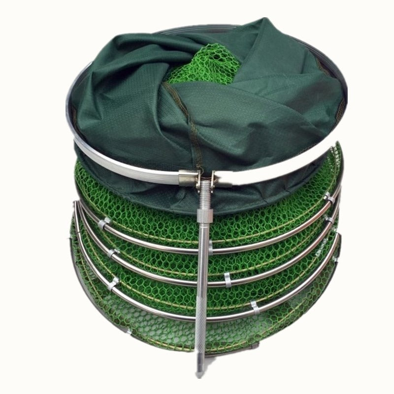 2m/2.5m/3m/4m Fishing Net Quick-drying Fishing Trap Nets Foldable Crayfish Traps Carp Fishing Accessories B303