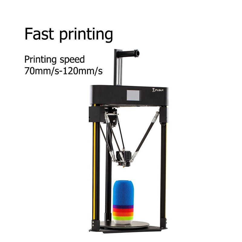 Flsun Q5 3D-Drucker Delta Kossel Touchscreen DIYmodel TMC2208 Silent Driver Auto Leveling Resume Print EasyAssembly 32Bit Board