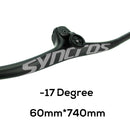 SYNCROS Carbon Fiber Mountain Integrated MTB Handlebar FRASER IC SL -8 -17 -25 Three Specifications with Titanium Screws