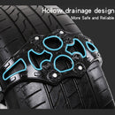 4pcs/8pcs Car Tyre Snow Chains Snow Roadway Safety Adjustable Anti-skid Safety Double Snap Skid Wheel Tire TPU Chains