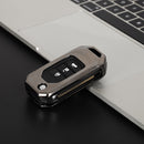High-end Aerospace zinc alloy car key case Key Cover For Honda Hrv Civic Accord CR-V Fit ODYSSEY CITY JZZE