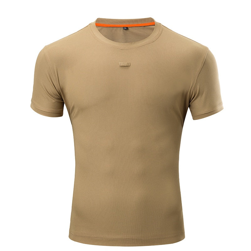 Mege marca ropa nuevo otoño primavera hombres manga larga camuflaje táctico camiseta masculina camisa militar de secado rápido