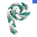 Parachoques de nudo para bebé de 1M/2M/3M/4M en la cama, almohada para recién nacido, cojín para cuna, parachoques para cuna, Tour De Lit Bebe Tresse