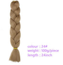 Black Star Hair Ombre Jumbo Braiding Hair Extensions 24 Inch Twist Braids Synthetic Hair Fiber for Twist Braiding for Women