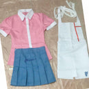 Mikan Tsumiki Cosplay Anime Danganronpa Dangan Ronpa 2 Cosplay disfraz mujer conjuntos Halloween fiesta vestido peluca