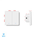 Smart Switch WiFi Push Button Wandlichtschalter EU AC 90 V 250 V Nein Neutral Tuya Wireless Control Alexa Google Home Kompatibel