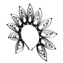 Goddess Halo Crown Sunburst Plastic Gold Met Gala Angel Spike Headpiece Cosplay Accessories