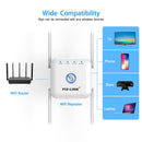 5G WiFi Repeater WiFi Amplifier 5Ghz WiFi Long Range Extender 1200M Wireless Wi Fi Booster Home Wi-Fi Internet Signal Amplifier