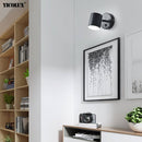 Gold Black Iron LED Wall Lamps Living Room Bedroom Bedside Indoor Lighting Fixtures Luminaire Wandlamp Switch Industrial Sconce