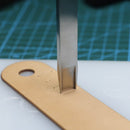 Alfombrilla de mazo de goma blanca de PVC de 20x10cm, herramientas artesanales de cuero para cortar sellos de perforación, alfombrilla de seguridad de protección de escritorio