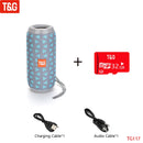 T&amp;G TG117 Portable Bluetooth Speaker Wireless Bass Column Waterproof Outdoor Music Vibro Speakers TF Card Subwoofer Loudspeaker