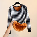 2021 Winter Plus Thick Velvet knit Sweater Bottoming shirt Velvet lining Warm Pullover Sweater female Fashion Thick Sweater