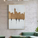 100% Hand Painted Abstract British Oil painting Modern Canvas Painting Wall Pictures for Living Room Home Decor Black White Art