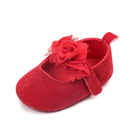 2022 Floral Embroidery Baby Shoes For Newborn Baby Girl Striped Bow First Walker Soft Soles Cute Toddler Anti-Slip Princess Shoe