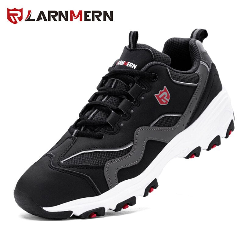 ¡Novedad de 2020! Zapatos de seguridad LARNMERN S3 SRC, protección profesional, cómodos, transpirables, ligeros, con punta de acero, zapatos de trabajo antiuñas