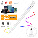 Lápiz táctil para tableta para Stylus Apple iPad Pro 10,5 12,9 11 9,7 Air 2 3 Mini 5 4 Smart Active Pen para Stylus Huawei Xiaomi Lenovo