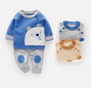 spring and autumn sweater suit, newborn cardigan jacket, baby knitwear 7