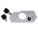 Bloqueo del manillar de la motocicleta Manija del freno del manillar Bloqueo sólido Imitación Robo Bloqueo Barra de tracción ATV Dirt Street Bikes Antirrobo