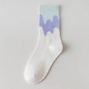 Socks Spring and Autumn ins pure cotton women&