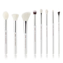 Jessup Makeup Brushes 8pcs Makeup Brushes set Natural-synthetic Foundation Powder Highlighter Blush Eyeshadow Eyeliner
