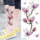 temporary armband tattoos waterproof temporary tattoo sticker flower lotus tattoo sleeve women wrist arm sleeves tatoo fake girl