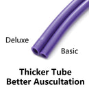 Estetoscopio profesional de lujo de doble cabeza médico estetoscopio médico cardiología estetoscopio veterinario dispositivo médico instrumento