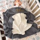 Baby Blankets Newborn Swaddle Baby Wrap knitted Blanket For Kid Rabbit Cartoon Plaid Infant Toddler Bedding Swaddling
