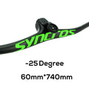 SYNCROS Carbon Fiber Mountain Integrated MTB Handlebar FRASER IC SL -8 -17 -25 Three Specifications with Titanium Screws