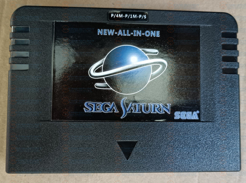 NEW-ALL-IN-1 Sega Pseudo Saturn Cartriage Action replay Card con lectura directa 4M Acelerador Goldfinger función 8MB memoria