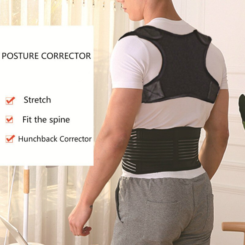 Invisible Back Posture Corrector Trainer Adjustable Shoulder Brace Straight Holder Clavicle Support for Men Women Adult Children