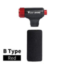 WEST BIKIING CO2 Pump Bike Mini Hand Pump MTB Road Bicycle Air Inflator Schrader Presta Valve Adapter Ball Cycling Accessories
