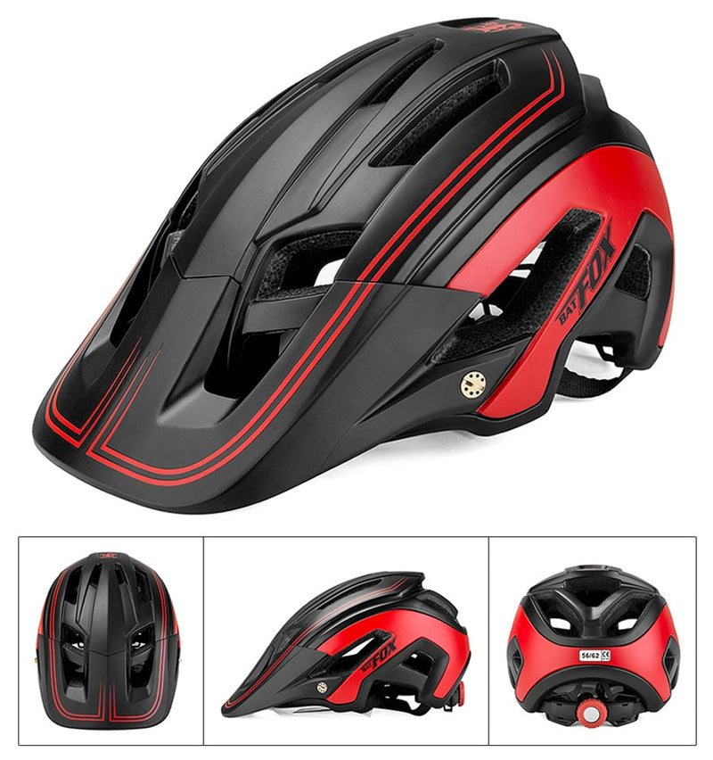 BATFOX Bike Racing Casco de bicicleta en molde Ciclismo MTB Carretera Casco Mtb Casco de ciclismo para hombres Mujeres Casco de bicicleta cascos bicicleta