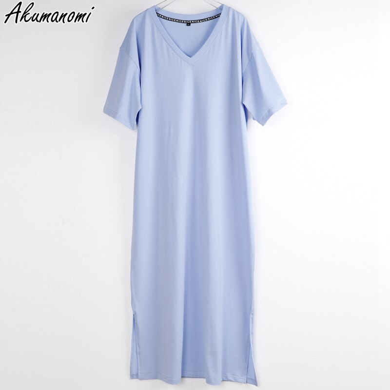 Oversized V Neck Plus Size Women Maxi Dress 4xl 5xl 6xl 7xl 8xl 9xl 10xl Summer Casual Loose Long Korean Harajuku Boho Dresses