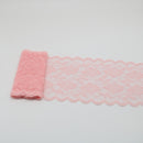 2 Yards Elastic Lace Ribbon Flowers Trim 150MM Wide Embroidery African Lace Fabric Trimmings For Wedding Dress Sewing Diy Crafts