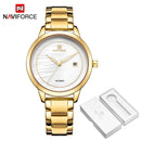 NAVIFORCE Luxury Brand Quartz Watches Women Fashion Sinple Date Waterproof WristWatch Ladies Gift Clock Relogio Feminino 2019