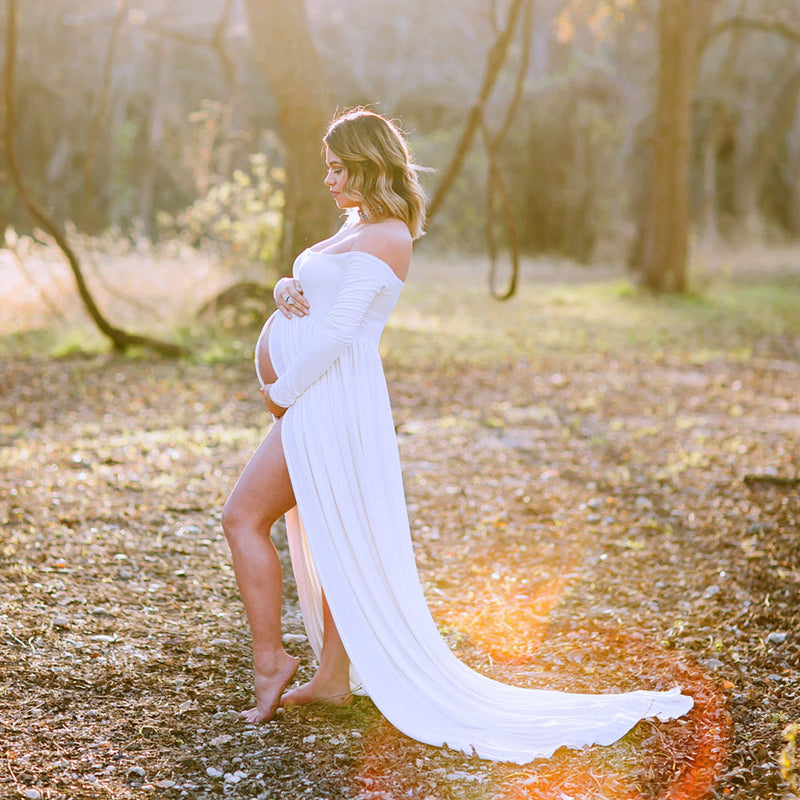 Vestidos largos de maternidad para sesión de fotos gasa vestido de embarazo accesorios de fotografía Maxi vestido para mujeres embarazadas ropa 2020