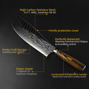 Kitchen Knives Set Stainless Steel 7CR17 Japanese Style Chef Knife Bread Meat Cleaver Paring Kitchen Knife Kitchen Accessories