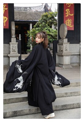 Vestido tradicional Hanfu de talla grande para mujer, disfraz de la dinastía Han para hombre, ropa de espadachín antiguo chino para parejas, Kimono masculino, traje Tang