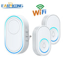 Intelligent Wireless Doorbell Home Welcome Doorbell Waterproof 300m Remote Smart Door Bell Chime EU UK US Plug Optional