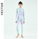 VECTOR Damen Ultra Soft Winter schnell trocknend Base Layering Set Mikrofaser-Fleece Thermo-Unterwäsche lange Unterhosen Set Kleidung plus Hose