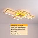 Smart Home Alexa, lámpara de techo LED negra/blanca para sala de estudio, dormitorio, lámpara de techo Led moderna de aluminio