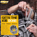 Hi-Spec 14pc Nut and Bolt Extractor Damaged Impact Socket Tool Set Remover Set Bolt Nut Removal Socket Tool 3/8 Inch