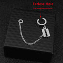 Stainless Steel Earrings Anti-Lost Ear Clip Wireless Bluetooth Earphone Holders Accessories Women Men Earrings for Airpods