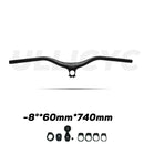 SYNCROS Carbon Fiber Mountain Integrated MTB Handlebar FRASER IC SL -8 -17 -25 Three Specifications with Titanium Screws