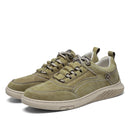 Zapatos de moda para hombre, mocasines de cuero genuino, transpirables, con cordones, cómodos zapatos Oxford informales, zapatillas de deporte para hombre, zapatos de talla grande 46