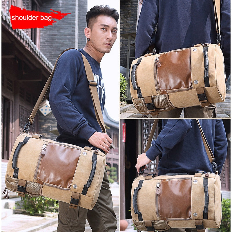 Brand Stylish Travel Large Capacity 14&quot; Laptop Backpack Male Luggage Shoulder Computer Backpacking Men Functional Versatile Bags