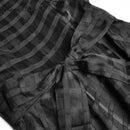 MoaaYina Modedesigner weibliches Kleid Sommer Damen Kleid ärmellos schnüren Party Plaid elegante Ballkleid Kleider