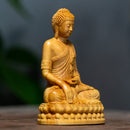 Mini Tailandia Shakyamuni 10CM Buda boj regalos figuras de madera estatuas de Buda decoración del hogar colección adornos